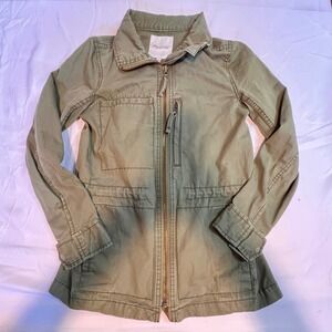 Madewell XS Fleet Jacket Womens Olive Green Excellent Utility Field C3394